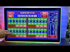 24 inch LCD display screen with LED lights strip edge frame for casino