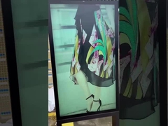 55'' IP66 optical bonding waterproof 2500 nits outdoor lcd advertising digital display kiosk with ll