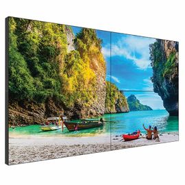 55 Inch Seamless Lcd Wall , 0.8mm 2x2 Ultra Narrow Bezel Video Wall