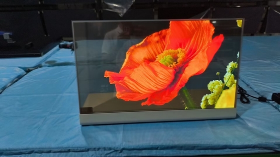 30 / 55 Inch Transparent OLED Screen Desktop Landscape Energy-Efficient For Retail Store Education Shopping Mall Hotel