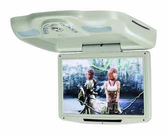 Ceiling Flip Down Car Headrest Monitor , Hdmi Input Car Roof Dvd Player