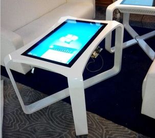 65 Inch Smart Touch Screen Table , 10 Points Capacitive Touch Screen Multi Function Table