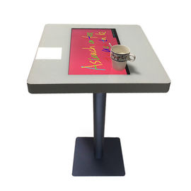 Waterpoof 21.5 Inch Interactive Touch Screen Table For Ordering / Education