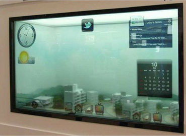 Flexible Size Transparent Lcd Screen Colorful With Self Close Cooling System