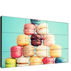 55 Inch Seamless Lcd Wall , 0.8mm 2x2 Ultra Narrow Bezel Video Wall