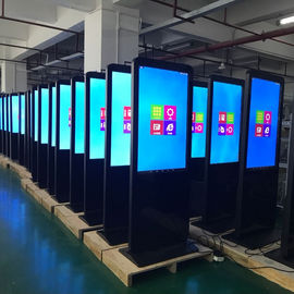 Floor Standing All In One Digital Signage 55 Inch LCD Touch Screen 1920*1080